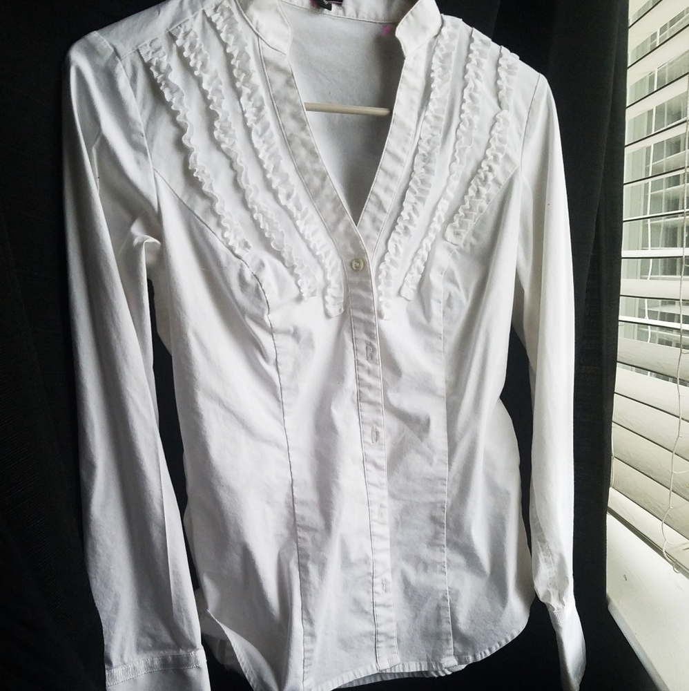 White Express Button Down